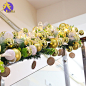 圣诞嘉年华 圣诞节装饰品 新款金色2.7米圣诞藤条 商场橱窗挂件-淘宝网