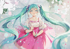 飘在天空中的果冻采集到初音未来