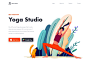 Landing page - Yoga App : Hi Dribbblers! We’re curious how many of you start the morning with meditation and yoga. Here at Outcrowd many of us truly adore yoga and this work proves it :) 
Which yoga asana is your favorite? ...