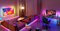 Anten Alexa RGB Deckenlampe | 24W WLAN Farbwechsel Deckenleuchte mit Fernbedienung | RGB+ Helligkeit dimmbar | Steuerbar via App | Smart Lampe für für Wohnzimmer, Schlafzimmer : Amazon.de: Beleuchtung