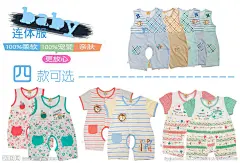 淘宝童装展卖图 baby爬服 连体服 四款可选 四 夏季  特卖 特价 璐璇  淘宝 海报 单品 PSD分层素材