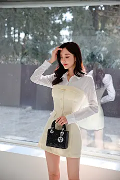 230516_RO更新(炫黄星光田园蜜柚层叠白衬裙)_看图_孙允珠吧_百度贴吧