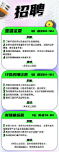 招聘海报朋友圈招聘海报主播直播运营