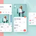 Fitness class booking process, I hope you like the color mobile ux 设计 ui