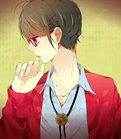 #二次元美男# #动漫# #动漫帅哥# #壁纸# #二次元# #动漫少年#