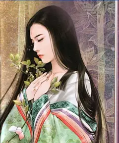 手绘古风美女 by一品芝麻狐
