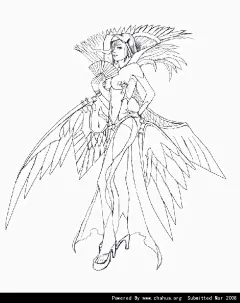 木偶人的的插画画廊展厅