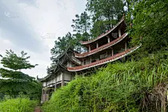 顶新民俗村无名山明虎寺建在村外四川省安岳县