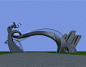 现代城市雕塑3D模型