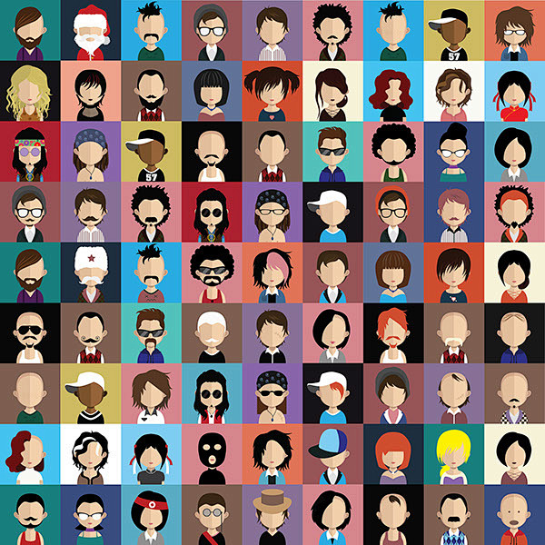 Set of 1.000 Avatars...