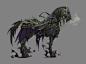 Mayhem--Strife's steed! Colors by Grace Liu!