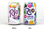 英国气泡果汁饮料品牌Rio全新的LOGO和包装