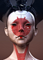 ArtStation - Geisha Robot, Fabio Bautista