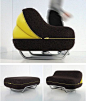 Eclosion: Pump up according to your mood. Cool seating design by Olivier Gregoire.: 