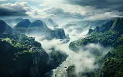 山川河流海边壁纸