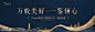 地产城市线蓝金主画面户外大牌-设计素材-shejisc.cn