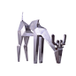 简创系创意大型户外雕塑庭院摆件不锈钢鹿304不锈钢摆件2016新品-tmall.com天猫