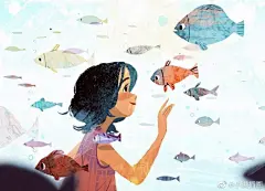 小满的插画分享
好有故事性的画面，大爱Works by Dungho 
#设计美学##儿童插画##procreate##插画分享#插画超话 ​​​​