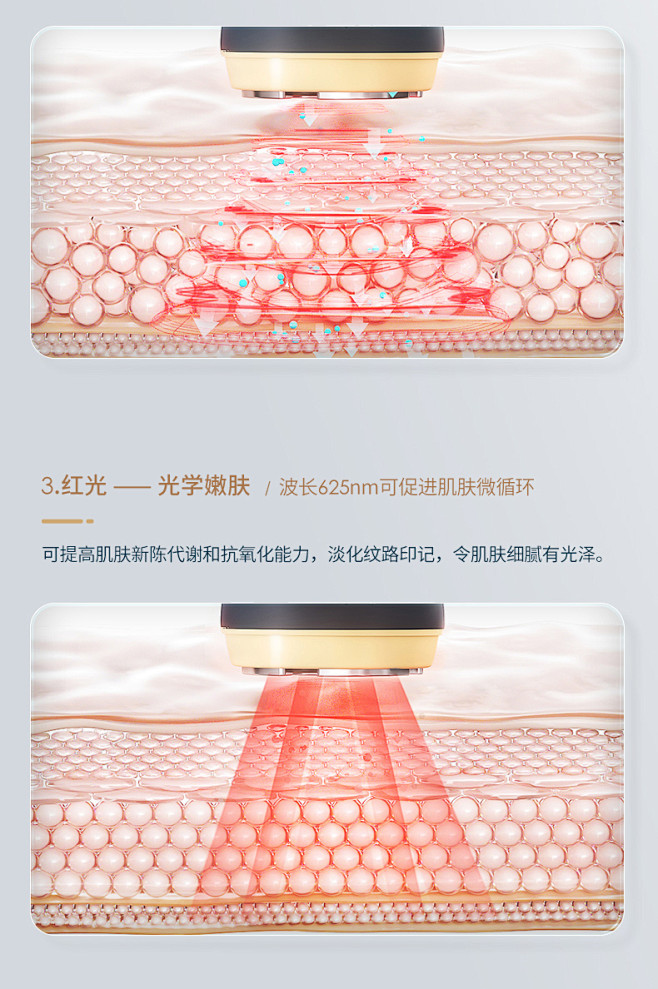 OGP时光肌淡纹手电筒/去妊娠纹孕纹修护...