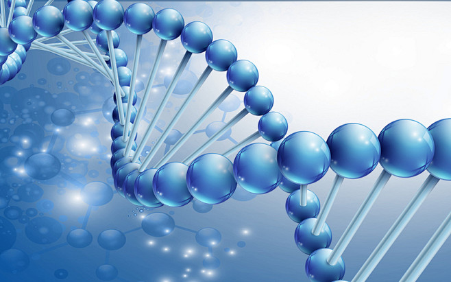 生物科技分子技术DNA蓝色背景基因编辑 科技 科学家 科学 研究 DNA 蓝色 基因 医学 其他 C4D背景 3D立体背景 生物科技