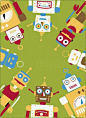 q27国外儿童小孩房地毯素材图片贴图软装设计配饰资料-淘宝网