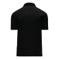 Athletic Knit (AK) A1810M-001 Mens Black Short Sleeve Polo Shirt : Colors: Black Fabrics: Actiflex Features: 3 Button Polo Moisture Wicking Sizing: A1810-001