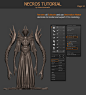 Necros Tutorial, Pavee Keawmafai : I always save every step when I create my work and this is the first full tutorial of my character I want to share with you.