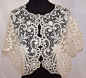 lace capelet | ... Antique Large White Bobbin Lace Pelerine Collar Capelet Shawl