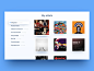 TV App UI Inspiration – Muzli -Design Inspiration : via Muzli