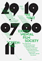 Experimental Film Society 海报设计