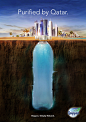 Rayyan Water | Purified By Qatar : Visualizing - Image Manipulation - Retouching