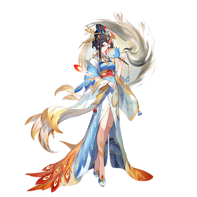 奥拉星手游凤鸣九天·炽寒天凤