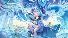 王者荣耀龙年皮肤超清无水印海报 安琪拉-聚宝船壁纸