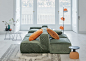 Peanut B Sofa – Bonaldo Montréal