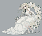 【纯洁的少女】婚纱特辑 : “婚纱”是新娘的象征。很多人都曾憧憬那洁白无瑕的婚纱吧。现在，说到婚纱通常想到的都是白色。但是这个白色婚纱这个印象真正人心，则是在1840年英国的维多利亚女王身穿纯白的婚纱举办婚礼之后。从此，纯白色的婚纱不仅成为了英国国内新娘们憧憬的礼服，欧洲和亚洲地区的新娘们也都非常憧憬。
这次就为大家送上角色们身穿洁白美丽的婚纱的插画作品特辑。