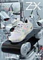 Adidas ZX Sneakers on Behance
