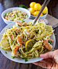 Linguine with Shrimp Scampi