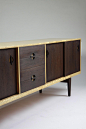 1950s Oak and Wenge Sideboard by Erik Wörts