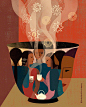 Illustrations series - Alumnae Mount Holyoke College : ©2018 Balbusso Twins Artists Team - www.balbusso.com Series of illustrations for the Alumnae Mount Holyoke College Magazine, international issue Spring 2018 