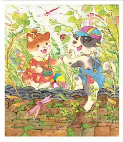 小时候的夏天～选自《景绍宗绘童谣》 - 小红书