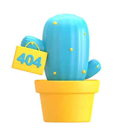 Error Cactus  3D Ico...