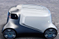 Mercedes Benz-inspired futuristic delivery robot brings essential supplies home