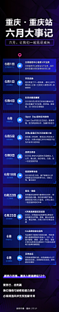 蓝黑大事记部门汇报海报长图