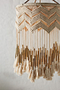 Lana Macrame Pendant | Anthropologie