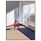 窗Yui原创 简约现代艺术风景装饰画玄关意境挂画过道走廊背景墙画-淘宝网