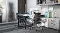 LimeLite 工作椅 | 产品 | KI : LimeLite task chair offers a sophisticated look and flex back comfort with simple-function adaptability.
