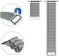 Amazon.com: Jakpas Magnetic Stainless Steel Mesh Loop Compatible with Apple Watch Bands 41mm 40mm 38mm 45mm 44mm 42mm, Metal Stainless Steel Band Strap for iWatch Series 7/6/5/4/3/2/1 SE (Black, 45mm 44mm 42mm) : Cell Phones & Accessories