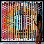 炫彩亚克力橱窗立体创意装饰画现代墙面装置艺术电梯间互动屏风画-淘宝网