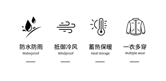 2023新款冲锋衣可拆卸两件套棉衣内胆男...
