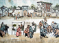  民俗风情画---戈壁红柳编辑 